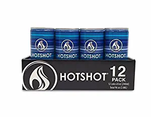 Hotshot French Vanilla Hot Canned Coffee - RTD Low Acid Hot Coffee in a Can Made with Natural Sumatra Beans as Seen on Shark Tank, 12 Pack Ready to Drink Specialty Coffee (Hotbox Unit Required)