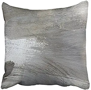 Emvency Throw Pillow Covers Cases Decorative 20x20 Inch Gray Paint Exposed Concrete Abstract Aged Ancient Antique Architecture Brick Broken Two Sides Print Pillowcase Case Cushion Cover