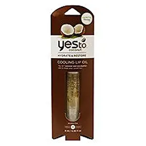 Yes to Coconut Hydrate & Restore Cooling Lip Oil, .3 fl oz - 2pc