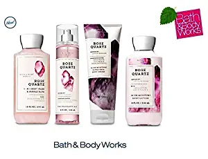 Bath and Body Works ROSE QUARTZ Gift Set - Body Lotion - Body Cream - Fragrance Mist & Shower Gel -Full size