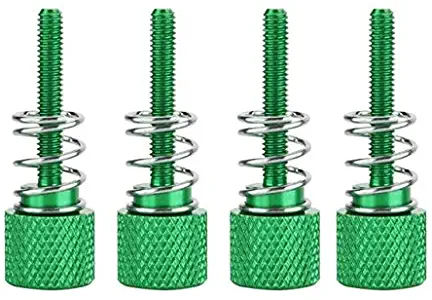 Rarido 4pcs/Lots CPU Water Cooling Block Aluminum M4 Screws for Intel 2011 - (Blade Color: Green)