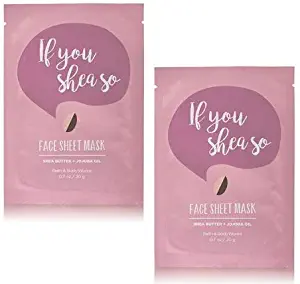 Bath and Body Works 2 Pack Face Sheet Mask with Supercharged Ingredients. If you shea so 0.7 Oz