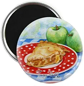 Apple Pie Dessert Original Art 2.25 inch Fridge Magnet