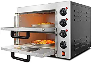 XYSQWZ Electric Baking Oven Pizza Chicken Wing Double Oven 2 Layers 2 Plates Baking Large Capacity Home Oven Kitchen Appliances Electric