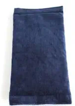 Microwavable Heating Pad, Rice Filled, Plush Velour Cover, Natural, No Scents Added, Handcrafted in The USA, Back, Neck Pain, Arthritis, Cramps (Navy Blue)