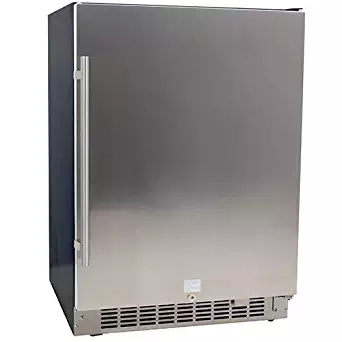 EdgeStar CBR1501SLD 5.49 Cu. Ft 142 Can Built-in Stainless Steel Beverage Cooler