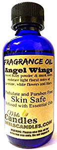 Angel Wings 4oz / 118.29ml Blue Glass Bottle of Premium Grade A Quality Fragrance Oil, Skin Safe Oil, Use in Candles, Soap, Lotions, Etc