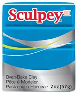 Polyform Sculpey III Polymer Clay, 2-Ounce, Turquoise