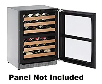 U-Line Wine Captain U2224ZWCINT-00A - 24 Inch Built-in Wine Storage with 43 Bottle Capacity, Dual-Zone Temperature System, Digital Touch Pad Control, LED Lighting and Star K Certified