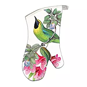 Michel Design Works AOM296 Padded Cotton Oven Mitt Bird Song