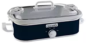 Crock-Pot SCCPCCM350-BL Manual Slow Cooker, Navy Blue