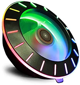 SSSLG CPU Fan, Desktop Computer Host Cooling Mute Lighting General Purpose CPU Radiator Fan, Suitable for CPU Below 90W