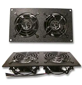 Coolerguys Cabcool802 Dual 80mm Fan Cooling kit for Cabinet & Home Theaters
