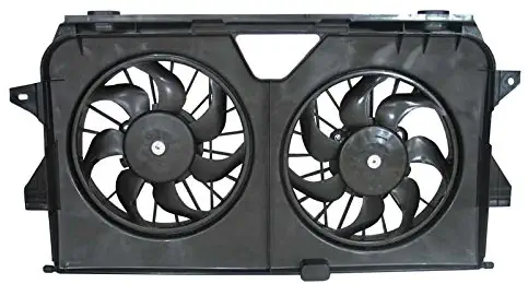 New Radiator Fan Assembly For 2005 2006 2007 2008 Chrysler Town and Country & Dodge Grand Caravan, 4677695AA 4677695AB 4677695AC
