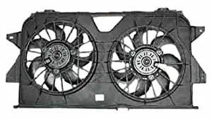 TYC 621370 Dodge/Chrysler Replacement Radiator/Condenser Cooling Fan Assembly