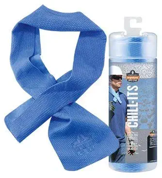 Ergodyne Chill-Its 6603 Evaporative Cooling Band - Blue - Pack 12