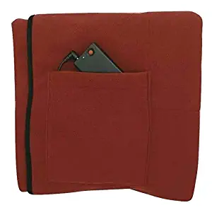 Kirkwood Kitchen Heated Blanket, Soft Fleece Portable USB Power Outdoor Blanket, Stadium Blanket, Picnic Blanket, All-Purpose Use, Traveling, Camping, Hiking & Outdoor Activities or Wheelchair, Red