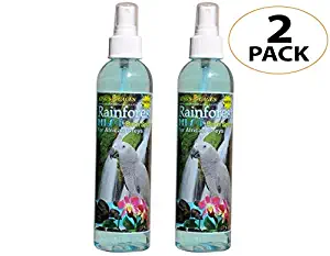 King's Cages Rainforest Mist Bath Spray Baby Powder Scent for African Pk1 Pk2