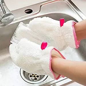 Household Gloves - 1pc Dishwashing Glove Water Oven Heatproof Mitten Cooking Microwave Mitt Insulated Non Slip - Small Disposable Cotton Heavy Trade Large Duty Friendly Gloves Cleaning Fair Lat