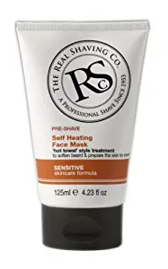 The Real Shaving Co. Pre-shave Self Heating Face Mask 4.23 Fl. Oz.