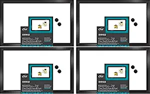 Board Dudes 22" x 35" Home Decor Magnetic Dry Erase Board (CXN35) (Pack of 4)