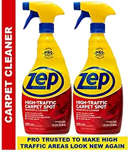 Zep High Traffic Carpet Cleaner 32 Ounce (Pack of 2) Make high Traffic Areas Look New Again