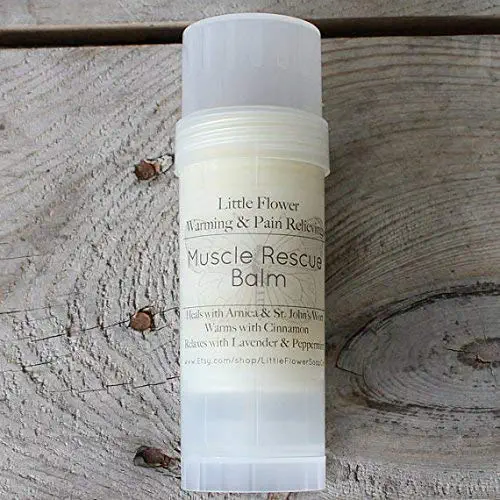 SHIPS NEXT DAY - Muscle Rescue Balm warming & cooling with Arnica and St. Johns Wort Oil