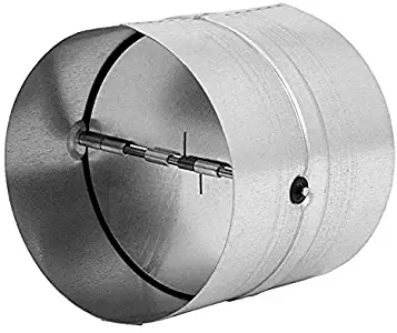 Backdraft Damper Duct - Draft Stopper - Backflow Preventer (8" inch / 200mm)