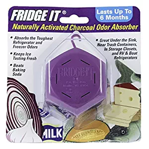 Innofresh Fridge-It Cube - Activated Charcoal Odor Absorber - 3 Pack. The Natural Fridge Deodorizer and Air Freshener. Fragrance Free, Lasts up to 6-Months.