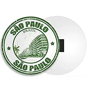 DestinationVinyl Sao Paulo Brazil Fridge Magnet - Brazilian Travel Brasil Museum 4362