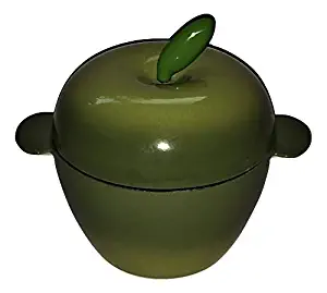 ilsa Cast Iron Green Apple Enamel Small Dutch Oven Coquette