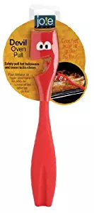 Joie Silicone Devil Oven and Toaster Rack Puller, Red