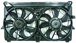PACIFIC BEST INC. Dual Radiator and Condenser Fan Assembly For/Fit GM3115212 05-09 Chevrolet Silverado Avalanche Cadillac Escalade