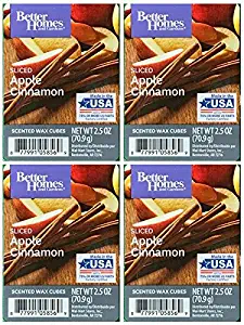 Better Homes and Gardens Sliced Apple Cinnamon Scented Wax Cubes - 4-Pack