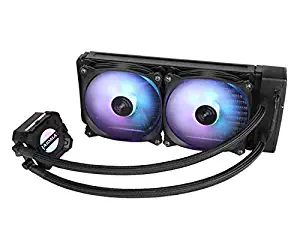 Raidmax Tornado RC240 All in one AIO ARGB Liquid Water CPU Cooler System, ARGB Copper Military Design Water Block, Dual 120mm ARGB Petal Blade Fans, MSI, ASUS, Giagabyte, Intel, AMD