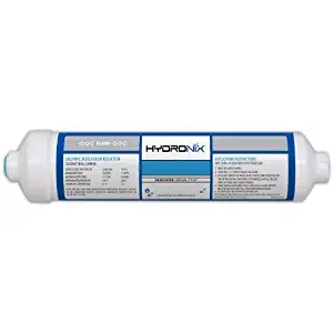 Hydronix ICF-10Q Inline Coconut Filter 2000 Gal, 2" OD X 10" Length, 1/4" Quick Connect