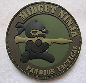 Midget Ninja PANDION Tactical Tactical Spirit Outdoor Sports Waterproof Legion PVC Patch