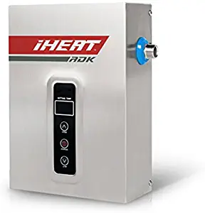 iHeat Tankless S-14 240V 59A 14KW Stainless Steel Enclosure 7.2" by 11" by 3" 1/2"CPT 36' AWG#6 Electric Water Heater, 7.5 lb
