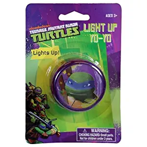 WeGlow International Nickelodeon Teenage Mutant Ninja Turtles Light Up Yo-Yo (3 Yo-Yos)