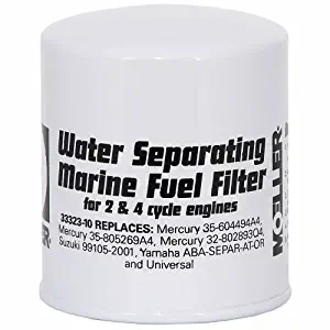 Moeller Water Separating Fuel Filter (Short Water, Mercury/Universal/Yamaha)