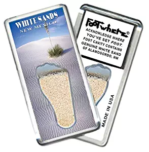 White Sands, NM “FootWhere” Fridge Magnet. Made in USA (WS206 - Yucca Tree)