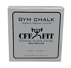 CFF Premium Chalk - 2 oz. Block - Magnesium Carbonate Weightlifting, Climbing, and Gymnastics Chalk