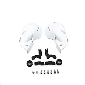 Universal 7/8" 22mm Handguards Hand Guards Brush Bar Motorcycle Dirt Bike Offroad Scooter Dual Sport bike For Honda CBR1000RR Kawasaki Ninja 250R Suzuki Kawasaki (white)