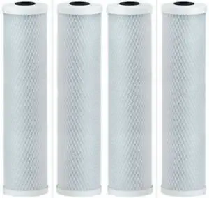 Premium Countertop Water Replacement Filter compatible for Ecosoft For Use In the Countertop Ecosoft Water Filters, Pack of 4 by CFS