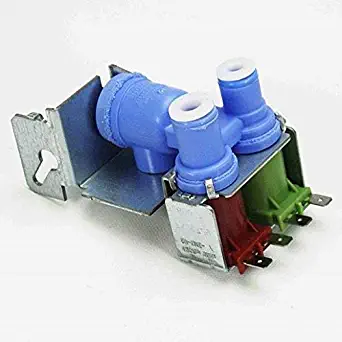 Compatible Water Inlet Valve Assembly for Maytag MSD2143ARW Jenn-Air JSD2488GEW Maytag MSD2445GRQ Crosley CS21F5DW Refrigerator
