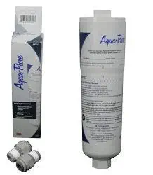 AQUA-PURE AP717 Inline Filter, Ice Maker, 8-3/8x2-1/4In