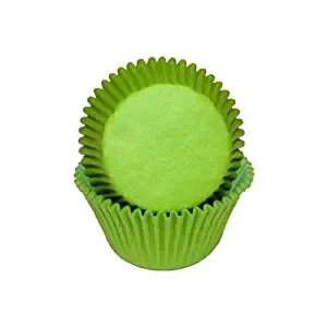 1 X Lime Green Cupcake Baking Cup Liners, 50 Count, by GSA
