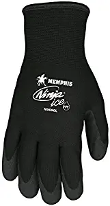 Memphis N9690L Ninja Ice Mechanic/Ice Fishing Gloves Size Large (2 Pair)