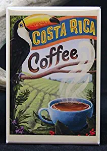 Costa Rica Vintage Travel Poster Refrigerator Magnet.