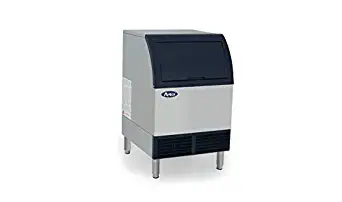 ATOSA Commercial Ice Maker Machine Small,Air-cooled Condenser YR140-AP-161Ice-Making Capacity 142 lbs/24h 110V Storage Capacity 88lb Power 363W